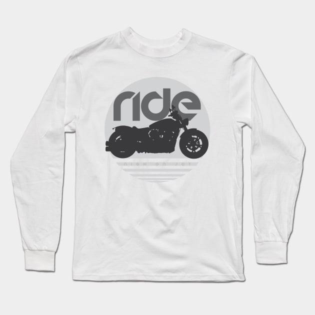 Ride scout bobber sun Long Sleeve T-Shirt by NighOnJoy